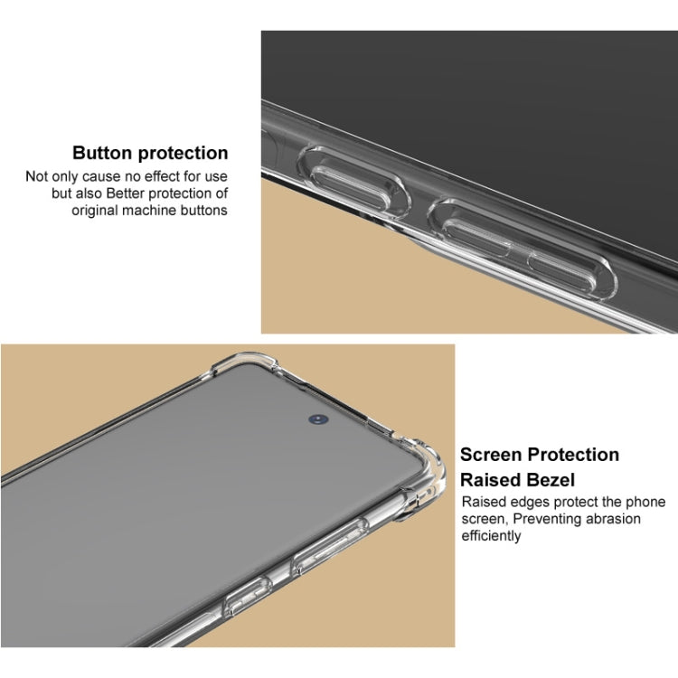 For iPhone 16 imak Shockproof Airbag TPU Phone Case(Transparent) - iPhone 16 Cases by imak | Online Shopping South Africa | PMC TechLife | Buy Now Pay Later Mobicred