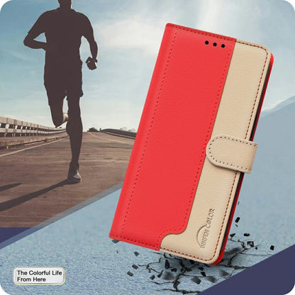 For Samsung Galaxy S25 Ultra 5G Color Matching RFID Anti-theft Leather Phone Case(Red) - Galaxy S25 Ultra 5G Cases by PMC Jewellery | Online Shopping South Africa | PMC Jewellery | Buy Now Pay Later Mobicred