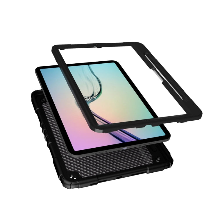 For iPad Pro 11 2024 Spider Turntable Handle Stress Relief Tablet Case(Black) - iPad Pro 11 2024 Cases by PMC TechLife | Online Shopping South Africa | PMC TechLife | Buy Now Pay Later Mobicred