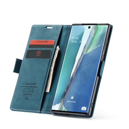 For Samsung Galaxy Note20 CaseMe Multifunctional Horizontal Flip Leather Case, with Card Slot & Holder & Wallet(Blue) - Galaxy Note20 Cases by CaseMe | Online Shopping South Africa | PMC Jewellery | Buy Now Pay Later Mobicred