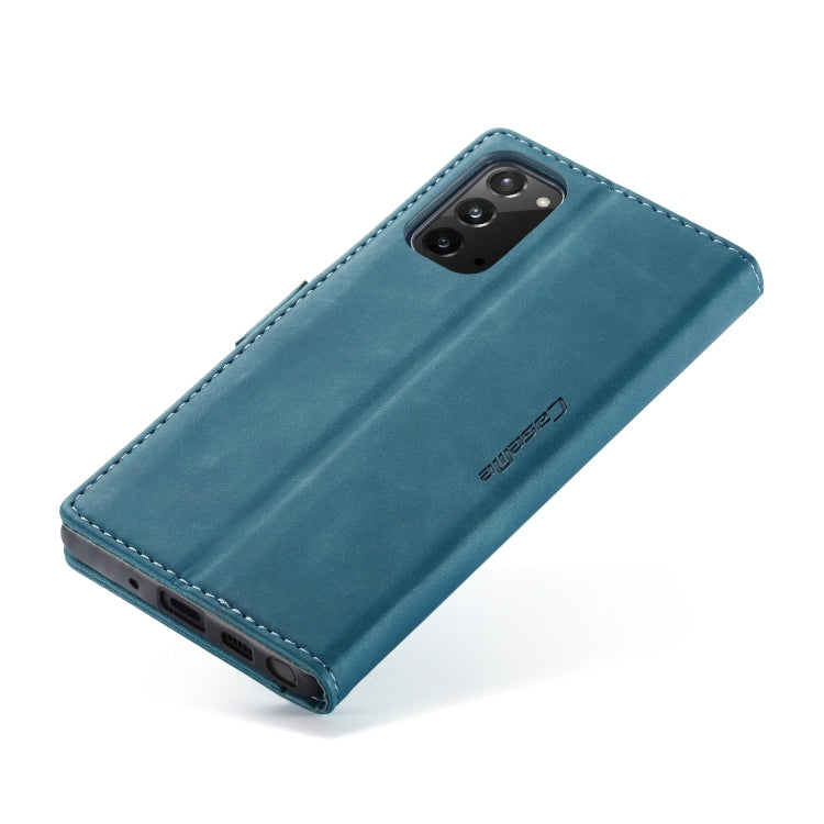 For Samsung Galaxy Note20 CaseMe Multifunctional Horizontal Flip Leather Case, with Card Slot & Holder & Wallet(Blue) - Galaxy Note20 Cases by CaseMe | Online Shopping South Africa | PMC Jewellery | Buy Now Pay Later Mobicred