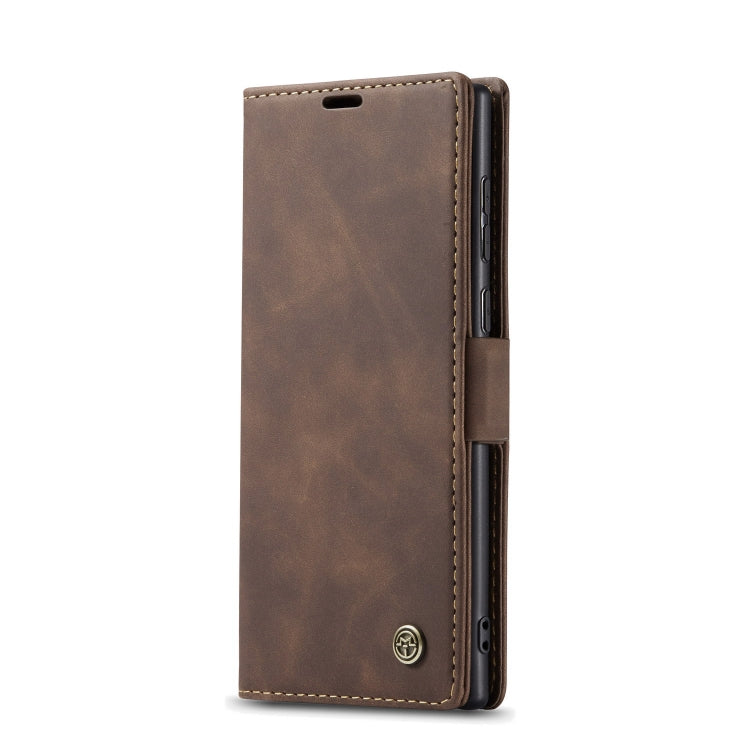 For Samsung Galaxy Note20 CaseMe Multifunctional Horizontal Flip Leather Case, with Card Slot & Holder & Wallet(Coffee) - Galaxy Note20 Cases by CaseMe | Online Shopping South Africa | PMC Jewellery