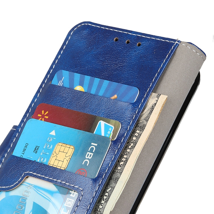 For Samsung Galaxy S25 Ultra 5G Retro Crazy Horse Texture Leather Phone Case(Blue) - Galaxy S25 Ultra 5G Cases by PMC Jewellery | Online Shopping South Africa | PMC Jewellery | Buy Now Pay Later Mobicred