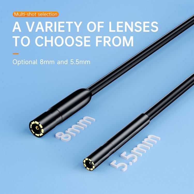 AN112 2 in 1 USB-C / Type-C + 8 Pin Interface 5.5mm HD Industry Endoscope, Length:3.5m Soft Tube -  by PMC TechLife | Online Shopping South Africa | PMC TechLife | Buy Now Pay Later Mobicred