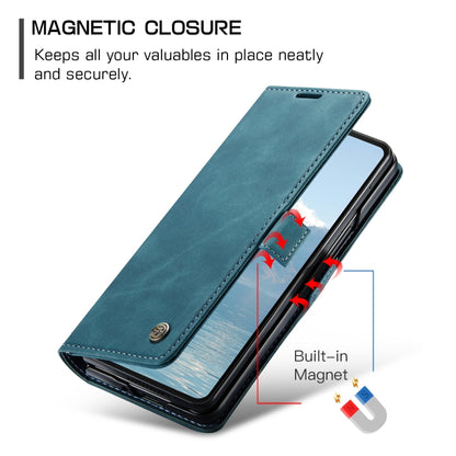 For Samsung Galaxy Z Fold6 5G CaseMe 013 Multifunctional Horizontal Flip Leather Phone Case(Blue) - Galaxy Z Fold6 5G Cases by CaseMe | Online Shopping South Africa | PMC Jewellery | Buy Now Pay Later Mobicred