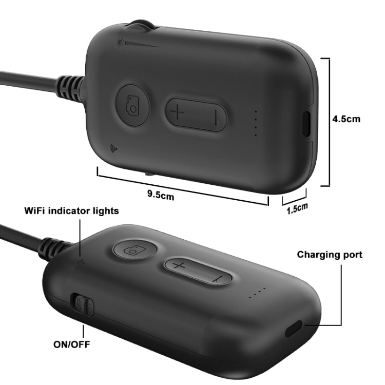 Y15 8mm Single Camera WiFi Connected Hard Cable HD Industrial Endoscope, Length:5m(Black) -  by PMC TechLife | Online Shopping South Africa | PMC TechLife | Buy Now Pay Later Mobicred