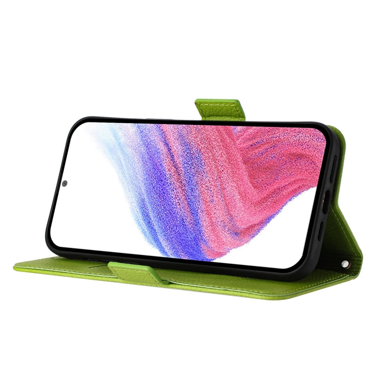 For Ulefone Note 14 Embossed Rose RFID Anti-theft Leather Phone Case(Green) - Ulefone Cases by PMC Jewellery | Online Shopping South Africa | PMC Jewellery | Buy Now Pay Later Mobicred