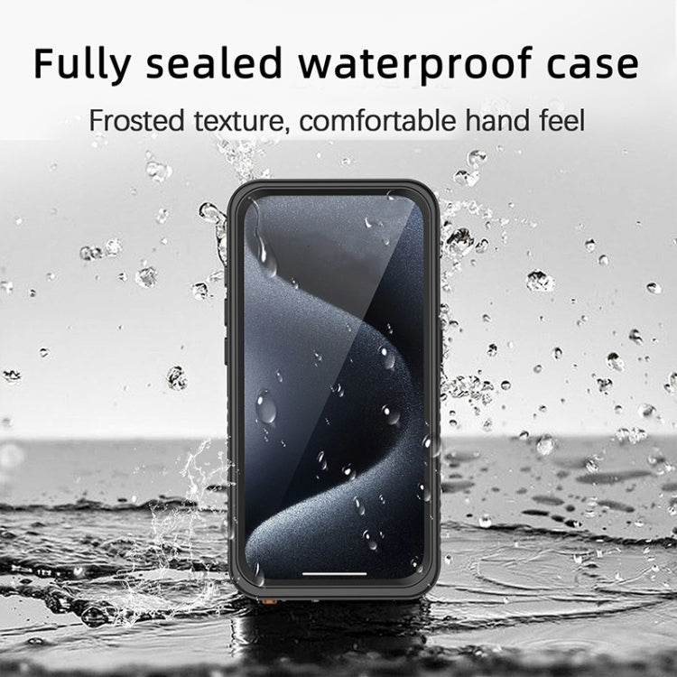 For iPhone 15 Pro Max RedPepper Shockproof IP68 Waterproof PC + TPU Protective Case(Black) - iPhone 15 Pro Max Cases by RedPepper | Online Shopping South Africa | PMC Jewellery | Buy Now Pay Later Mobicred