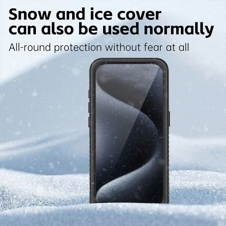 For iPhone 15 Pro Max RedPepper Shockproof IP68 Waterproof PC + TPU Protective Case(Black) - iPhone 15 Pro Max Cases by RedPepper | Online Shopping South Africa | PMC Jewellery | Buy Now Pay Later Mobicred