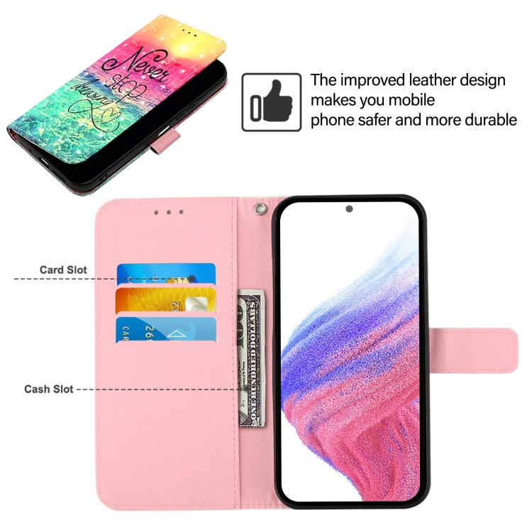 For Blackview A52 3D Painting Horizontal Flip Leather Phone Case(Chasing Dreams) - More Brand by PMC TechLife | Online Shopping South Africa | PMC TechLife | Buy Now Pay Later Mobicred