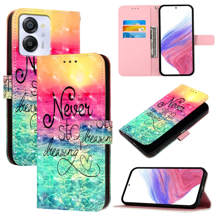 For Blackview Color 8 3D Painting Horizontal Flip Leather Phone Case(Chasing Dreams) - More Brand by PMC Jewellery | Online Shopping South Africa | PMC Jewellery | Buy Now Pay Later Mobicred