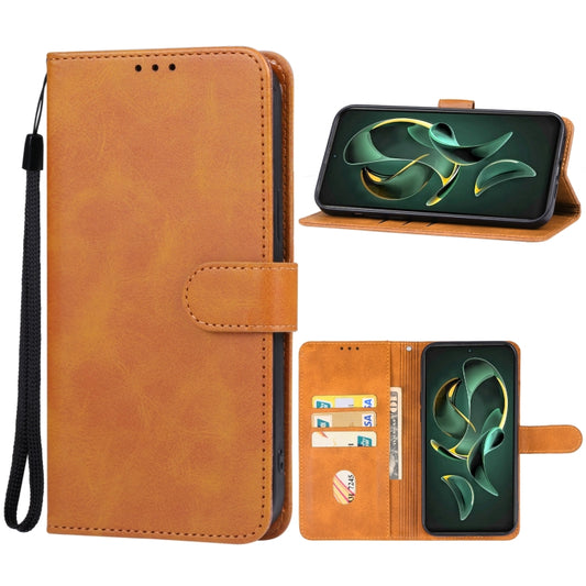 For Redmi K70 Ultra Leather Phone Case(Brown) - Xiaomi Cases by PMC Jewellery | Online Shopping South Africa | PMC Jewellery | Buy Now Pay Later Mobicred