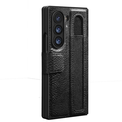 For Samsung Galaxy Z Fold6 5G NILLKIN Ogg Leather Phone Case(Black) - Galaxy Z Fold6 5G Cases by NILLKIN | Online Shopping South Africa | PMC Jewellery | Buy Now Pay Later Mobicred