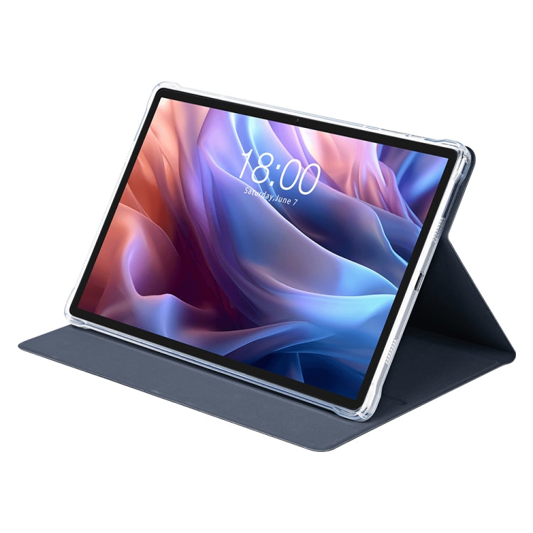 For Teclast T65 Max Anti-slip Texture Smart Tablet Leather Folio Case(Dark Blue) - Teclast by TECLAST | Online Shopping South Africa | PMC TechLife | Buy Now Pay Later Mobicred