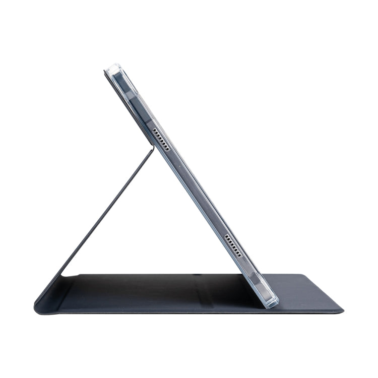 For Teclast T65 Max Anti-slip Texture Smart Tablet Leather Folio Case(Dark Blue) - Teclast by TECLAST | Online Shopping South Africa | PMC TechLife | Buy Now Pay Later Mobicred