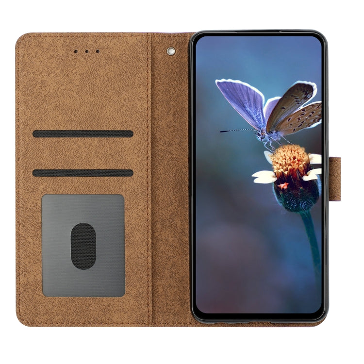 For Samsung Galaxy S25 5G Seven Butterflies Embossed Leather Phone Case(Blue) - Galaxy S25 5G Cases by PMC Jewellery | Online Shopping South Africa | PMC Jewellery | Buy Now Pay Later Mobicred