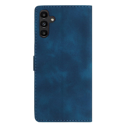 For Samsung Galaxy S25+ 5G Flower Butterfly Embossing Pattern Leather Phone Case(Blue) - Galaxy S25+ 5G Cases by PMC Jewellery | Online Shopping South Africa | PMC Jewellery | Buy Now Pay Later Mobicred