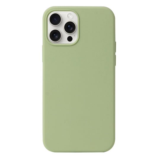 For iPhone 16 Pro Max Liquid Silicone Phone Case(Matcha Green) - iPhone 16 Pro Max Cases by PMC Jewellery | Online Shopping South Africa | PMC Jewellery | Buy Now Pay Later Mobicred