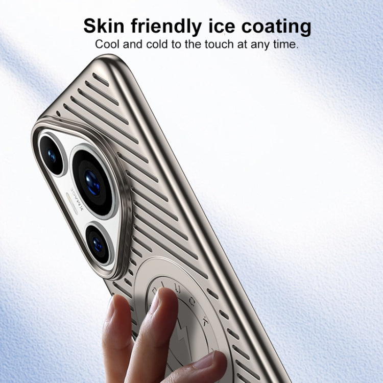 For Huawei Pura 70 Ice Armor Cooling MagSafe Skin Feel Phone Case(Titanium Gold) - Huawei Cases by PMC Jewellery | Online Shopping South Africa | PMC Jewellery | Buy Now Pay Later Mobicred