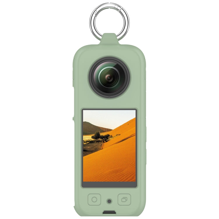 For Insta360 X3 Portable Silicone Protective Case(Ice Green) - Case & Bags by PMC Jewellery | Online Shopping South Africa | PMC Jewellery | Buy Now Pay Later Mobicred