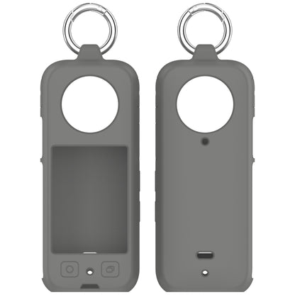 For Insta360 X3 Portable Silicone Protective Case(Dark Grey) - Case & Bags by PMC Jewellery | Online Shopping South Africa | PMC Jewellery | Buy Now Pay Later Mobicred