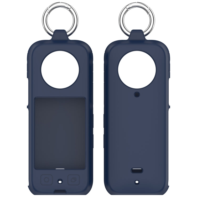 For Insta360 X3 Portable Silicone Protective Case(Midnight Blue) - Case & Bags by PMC TechLife | Online Shopping South Africa | PMC TechLife | Buy Now Pay Later Mobicred
