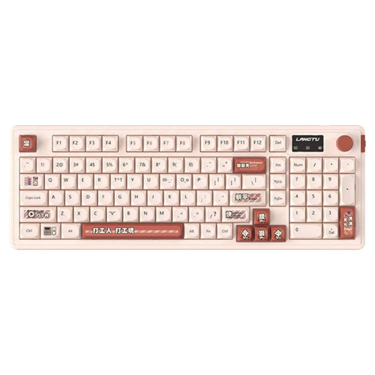 LANGTU L98 Wired RGB Gaming Keyboard(Pink) - Wired Keyboard by LANGTU | Online Shopping South Africa | PMC Jewellery | Buy Now Pay Later Mobicred