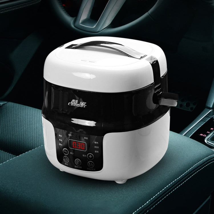 COOLBOX Vehicle Multi-function Mini Rice Cooker Capacity: 2.0L, Version:12V Current-limiting - Rice Cookers by PMC Jewellery | Online Shopping South Africa | PMC Jewellery | Buy Now Pay Later Mobicred