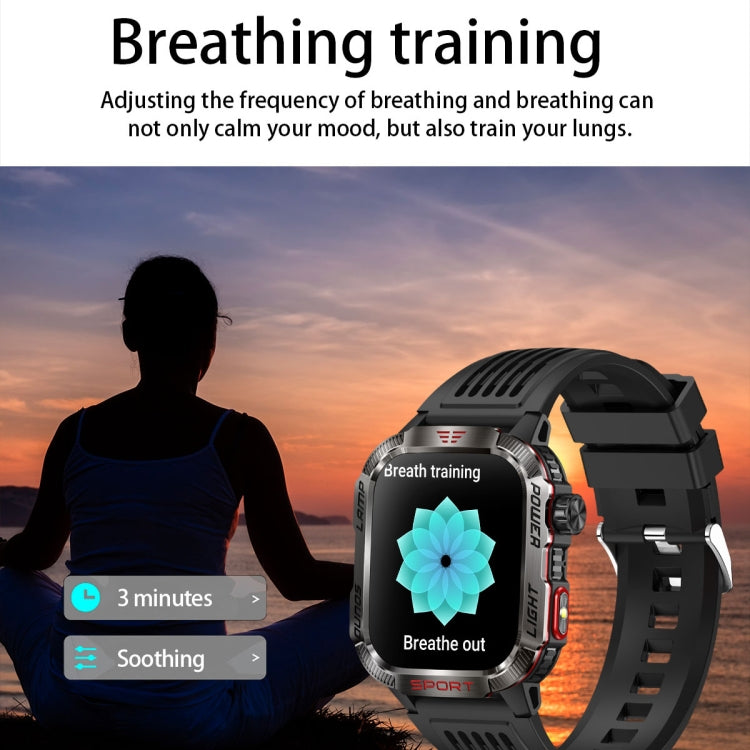 HT29 2.01 inch IPS Screen Triple Proof Smart Watch with Banknote Detector Light(Yellow) - Smart Watches by PMC TechLife | Online Shopping South Africa | PMC TechLife | Buy Now Pay Later Mobicred