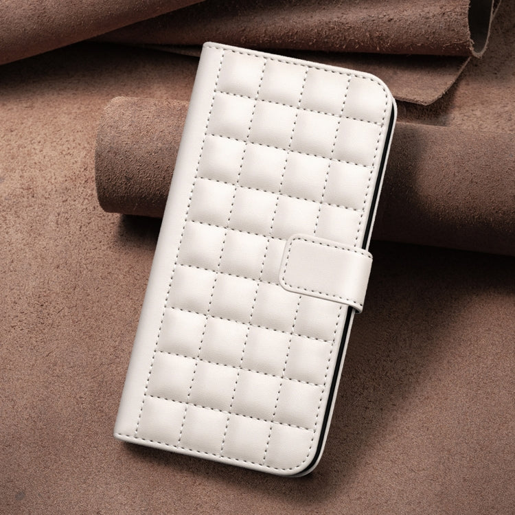For Redmi K70 / K70 Pro Square Texture Leather Phone Case(Beige) - free shipping - PMC Jewellery - Order now!