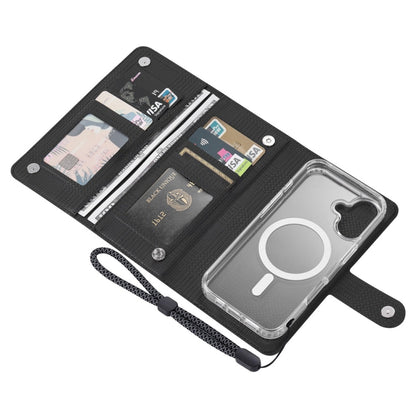 For iPhone 15 Plus ViLi GHA-C Series RFID MagSafe Magnetic Flip Leather Phone Case(Black) - iPhone 15 Plus Cases by ViLi | Online Shopping South Africa | PMC Jewellery | Buy Now Pay Later Mobicred