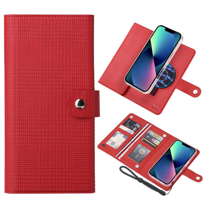 For iPhone 13 ViLi GHA-C Series RFID MagSafe Magnetic Flip Leather Phone Case(Red) - iPhone 13 Cases by ViLi | Online Shopping South Africa | PMC Jewellery | Buy Now Pay Later Mobicred