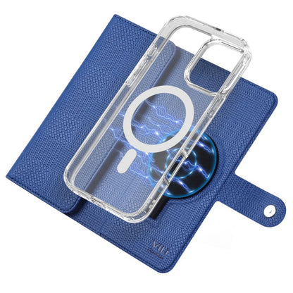 For iPhone 15 Pro ViLi GHB-C Series RFID MagSafe Magnetic Flip Leather Phone Case(Blue) - iPhone 15 Pro Cases by ViLi | Online Shopping South Africa | PMC Jewellery | Buy Now Pay Later Mobicred