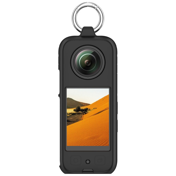 For Insta 360 X4 Portable Silicone Protective Case(Black) - Case & Bags by PMC TechLife | Online Shopping South Africa | PMC TechLife | Buy Now Pay Later Mobicred