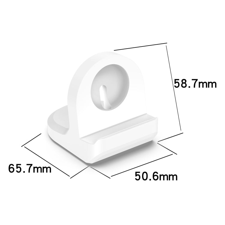 For Fitbit Ace LTE Smart Watch Silicone Charging Bracket(White) - Charger by PMC TechLife | Online Shopping South Africa | PMC TechLife | Buy Now Pay Later Mobicred