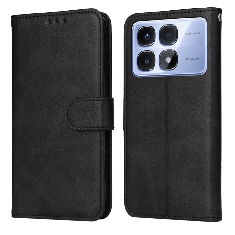 For Redmi K70 Ultra Classic Calf Texture Flip Leather Phone Case(Black) - Xiaomi Cases by PMC Jewellery | Online Shopping South Africa | PMC Jewellery | Buy Now Pay Later Mobicred