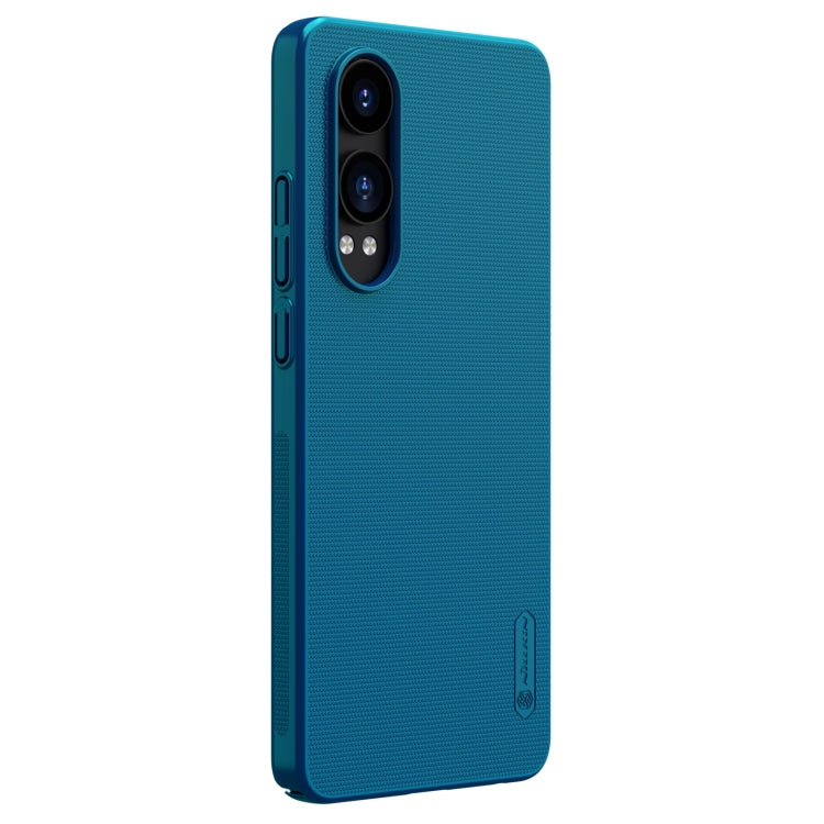 For OnePlus Nord CE4 Lite / OPPO K12x NILLKIN Frosted PC Phone Case(Blue) - OnePlus Cases by NILLKIN | Online Shopping South Africa | PMC Jewellery | Buy Now Pay Later Mobicred