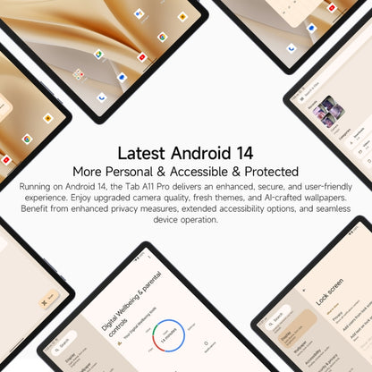 [HK Warehouse] Ulefone Tab A11 Pro Tablet PC, 8GB+256GB, 11 inch Android 14 MediaTek Helio G99 Octa Core 4G Network, EU Plug(Space Gray) - Other by Ulefone | Online Shopping South Africa | PMC Jewellery | Buy Now Pay Later Mobicred