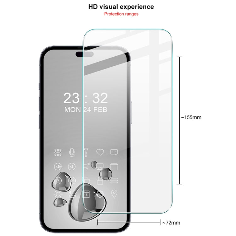 For iPhone 16 Plus imak H Series Full Screen Tempered Glass Film - iPhone 16 Plus Tempered Glass by imak | Online Shopping South Africa | PMC TechLife | Buy Now Pay Later Mobicred