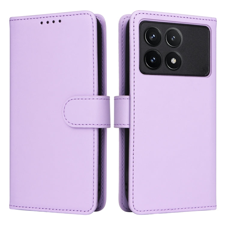 For Redmi K70 / K70 Pro BETOPNICE BN-005 2 in 1 Detachable Imitate Genuine Leather Phone Case(Light Purple) - K70 Pro Cases by BETOPNICE | Online Shopping South Africa | PMC Jewellery | Buy Now Pay Later Mobicred