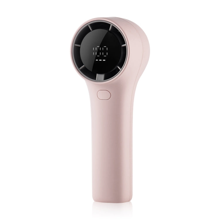 N606 Pro HD Digital Display Mini Handheld Fan(Pink) - Electric Fans by PMC Jewellery | Online Shopping South Africa | PMC Jewellery | Buy Now Pay Later Mobicred