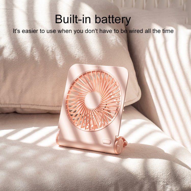 N602 Type-C Thin Desktop Fan(Pink) - Electric Fans by PMC Jewellery | Online Shopping South Africa | PMC Jewellery | Buy Now Pay Later Mobicred