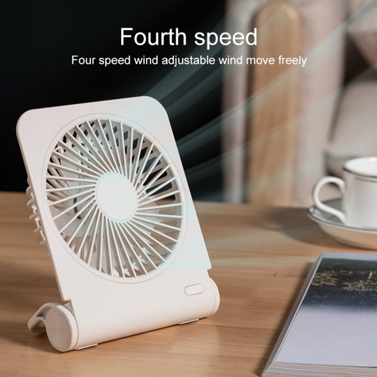 N602 Type-C Thin Desktop Fan(White) - Electric Fans by PMC Jewellery | Online Shopping South Africa | PMC Jewellery | Buy Now Pay Later Mobicred