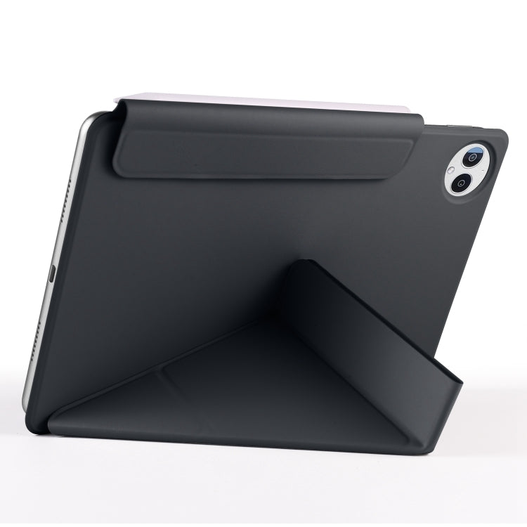 For Huawei MatePad Pro 13.2 2023 Fixed Buckle Magnetic Deformation Leather Tablet Case(Black) - Huawei by PMC TechLife | Online Shopping South Africa | PMC TechLife | Buy Now Pay Later Mobicred
