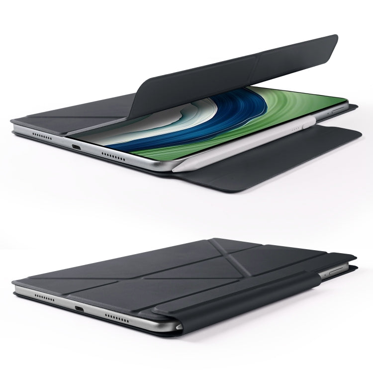 For Huawei MatePad Pro 13.2 2023 Fixed Buckle Magnetic Deformation Leather Tablet Case(Black) - Huawei by PMC TechLife | Online Shopping South Africa | PMC TechLife | Buy Now Pay Later Mobicred