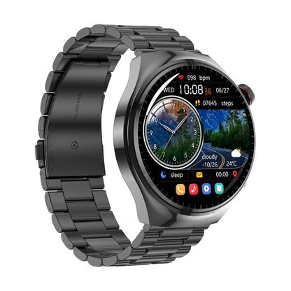 LEMFO LF38 1.6 inch IPS Screen Steel Strap Smart Watch Supports Blood Oxygen Monitoring(Black) - Smart Watches by LEMFO | Online Shopping South Africa | PMC Jewellery | Buy Now Pay Later Mobicred