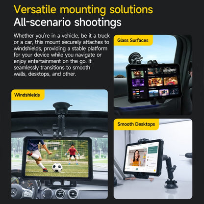 Ulefone UAN02 Armor Mount Max Car Phone Tablet Holder(Black) - Universal Car Holders by Ulefone | Online Shopping South Africa | PMC Jewellery | Buy Now Pay Later Mobicred