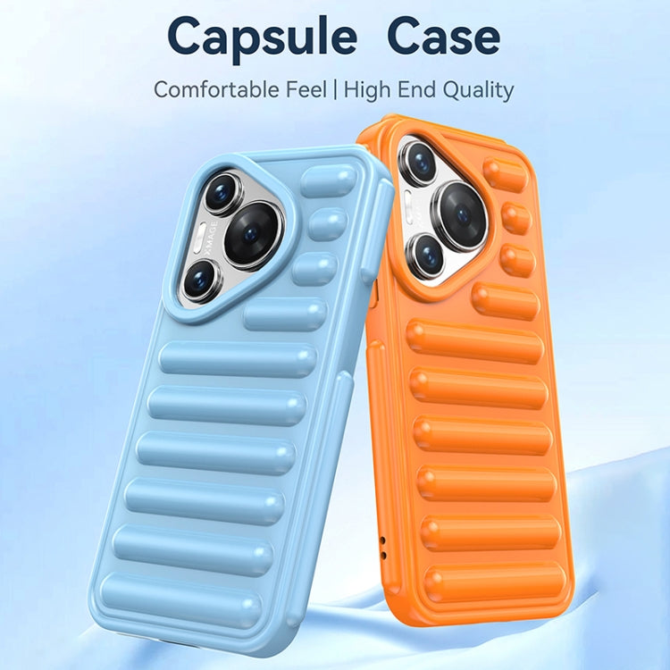 For Huawei Pura 70 Pro+ Capsule Series Candy Color TPU Phone Case(Blue) - Huawei Cases by PMC Jewellery | Online Shopping South Africa | PMC Jewellery | Buy Now Pay Later Mobicred