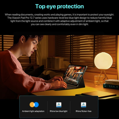 Lenovo Xiaoxin Pad Pro 12.7 inch 2025 WiFi Tablet, 12GB+256GB, ZUI 16, MediaTek Dimensity 8300 Octa Core, Support Fingerprint & Face Identification(Dark Grey) - Lenovo by Lenovo | Online Shopping South Africa | PMC Jewellery | Buy Now Pay Later Mobicred
