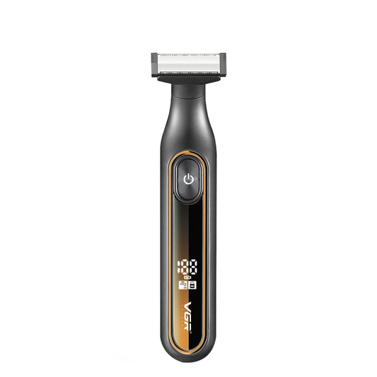 VGR V-360 5W USB Digital Display Electric T-shaped Shaver(Yellow) - Electric Shavers by VGR | Online Shopping South Africa | PMC Jewellery | Buy Now Pay Later Mobicred